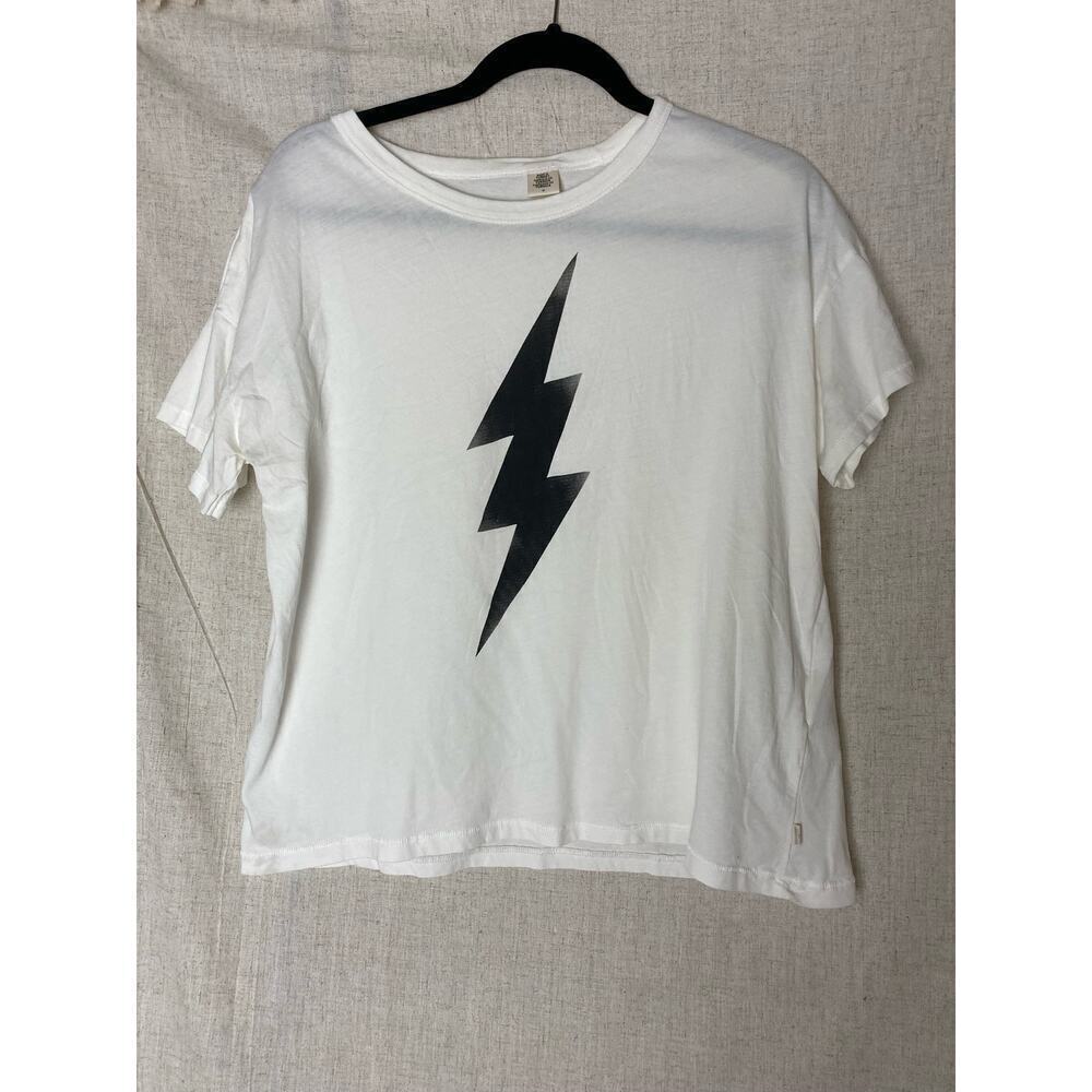 Levi’s Black Bolt White Short Sleeve Graphic Tee Size Medium